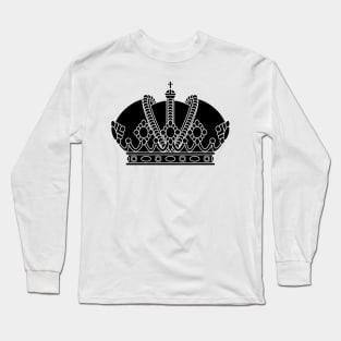 imperial crown (black) Long Sleeve T-Shirt